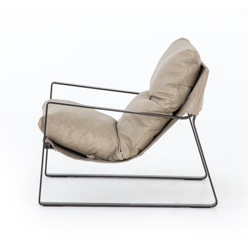 Emmett Armchair, Umber Natural Genuine Leather