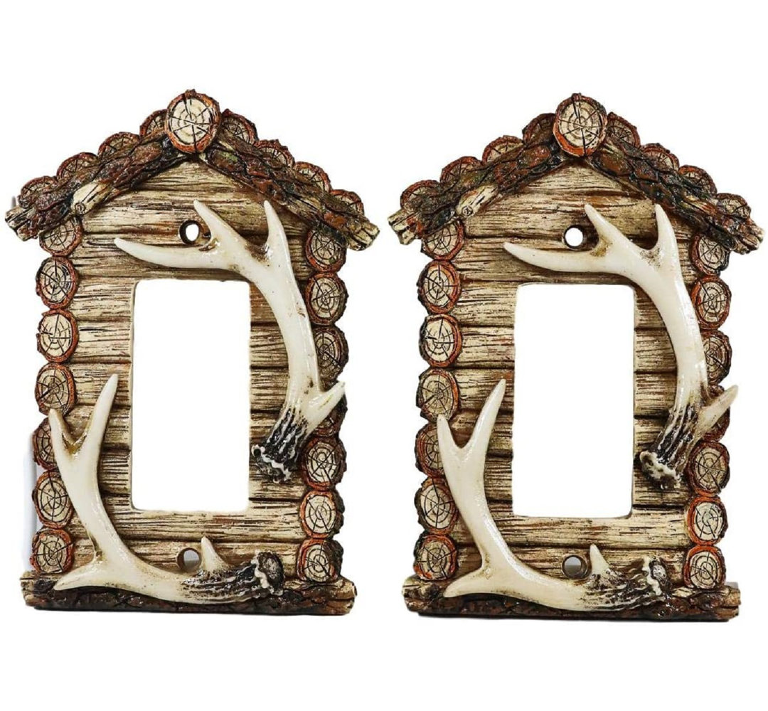 Aujanai No Subject 1 - Gang Rocker Jumbo Wall Plate (Set of 2) Loon Peak®