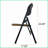 Rattan Chairs Set of 4 Collapsible Indoor | Black | Rattan,Steel
