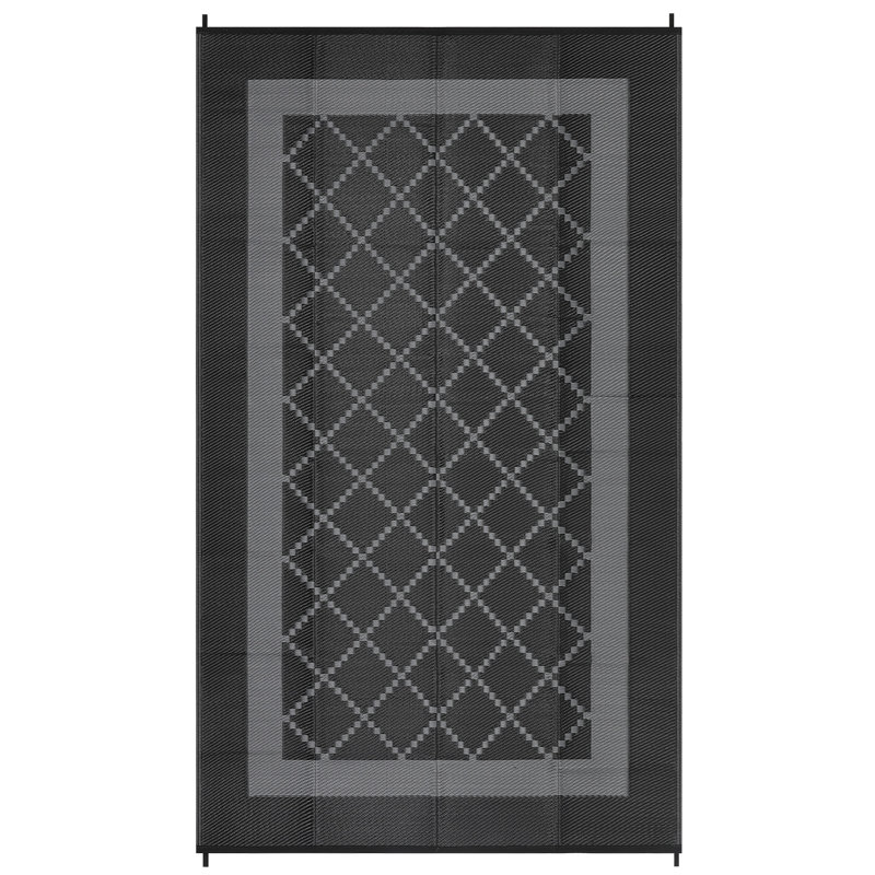 Area Rugs Outdoor Patio Rug Waterproof Modern Bordered Indoor Outdoor Throw Carpet Checkered Reversible Mat for Front Door Rv