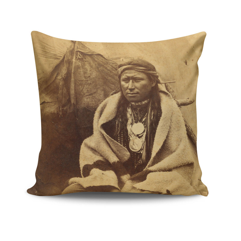 Housse de coussin carré en polyester Emmeke