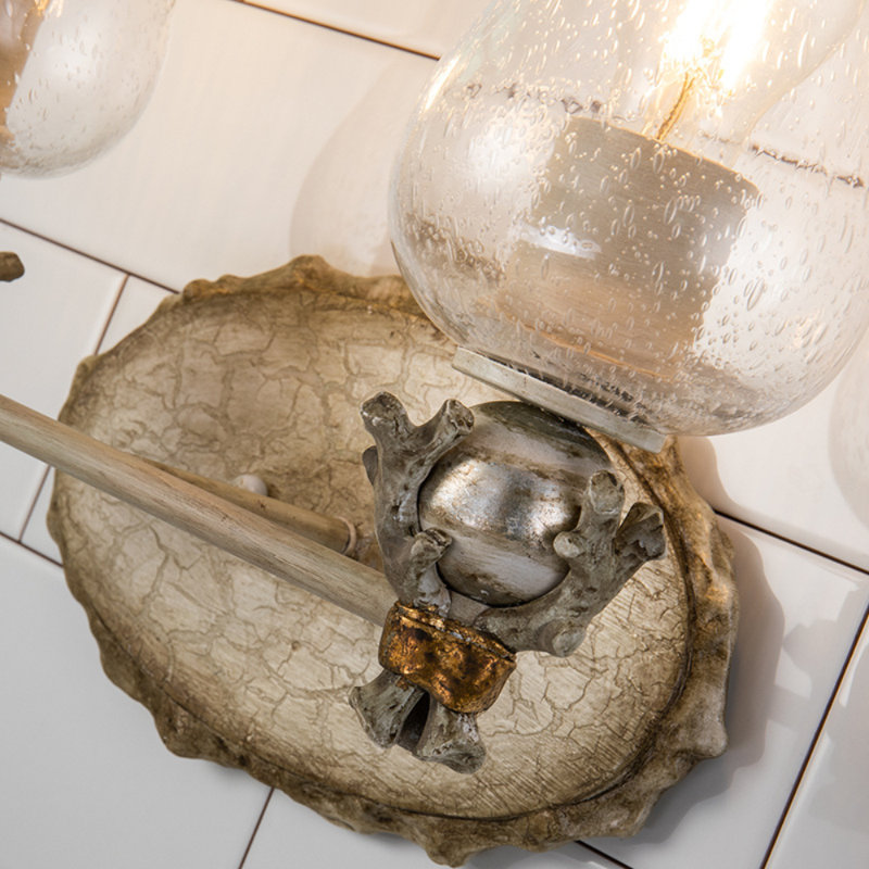 Trellis 2-Light Vanity In Bone