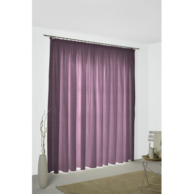 Polyacrylic Opaque Pinch Pleat Curtain Panel