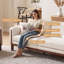 Canapé 3 places en tissu chenille de 228 cm (89,8 pouces) pour salon-609133485
