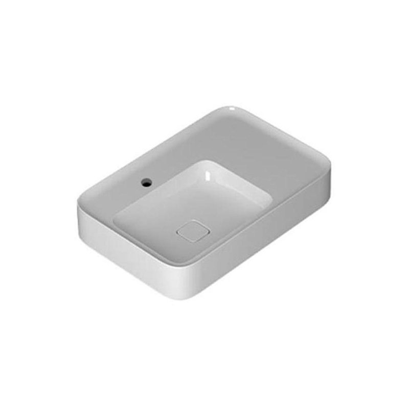 Cameo 29.7'' L Bathroom Sink, Glossy White
