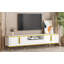Meuble télé avec tablette de rangement ouverte pour téléviseur de 85 po ou moins-154897020