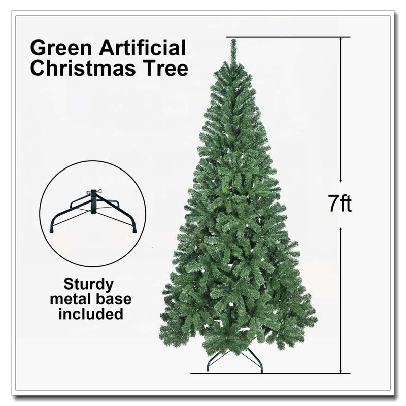 Arbre de Noël artificiel 5 pi, H 5 pi
