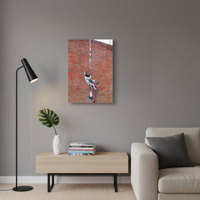 Prisoner Escape Street Art Canvas Wall Art