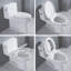 Toilette allongée une pièce 1,3 GPF