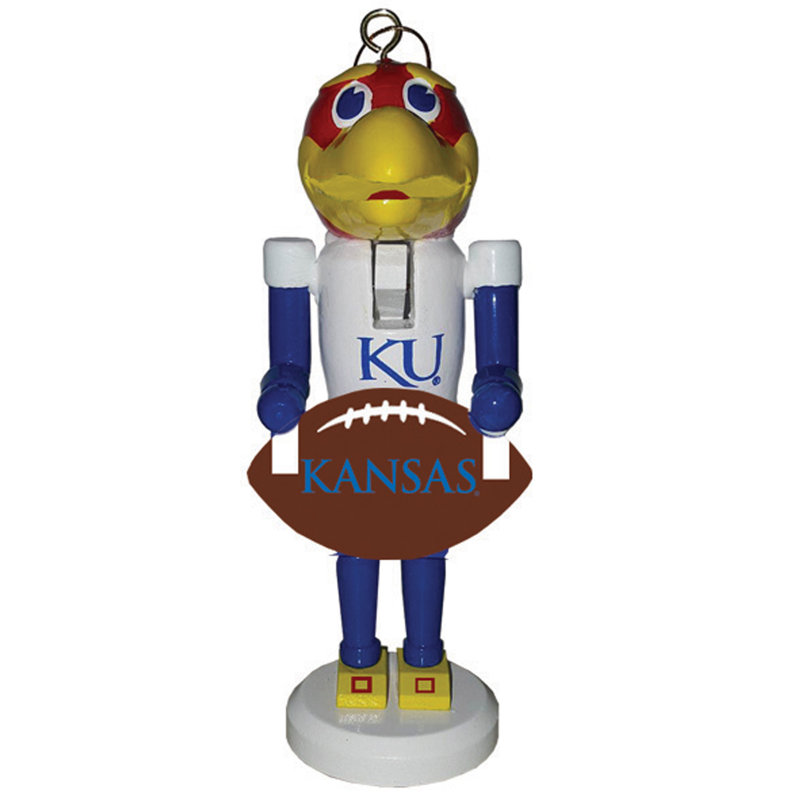 Ornement suspendu de casse-noisette NCAA Football, Université du Kansas