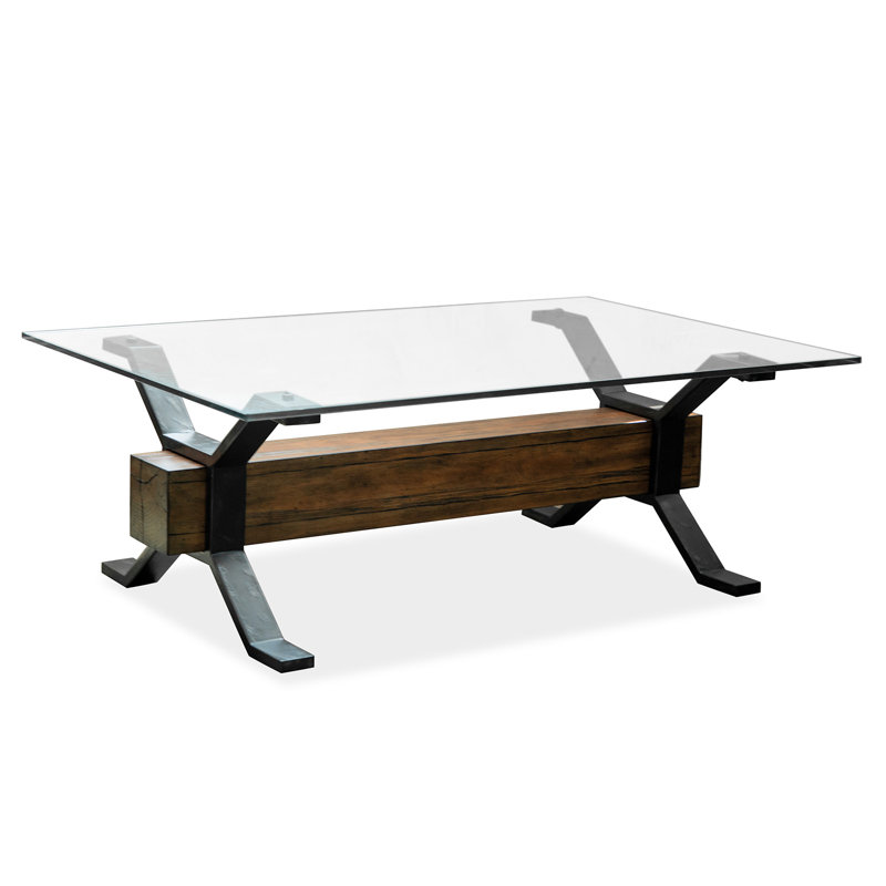 Leslie Rectangular Cocktail Table With End Table, 2 Pieces: Coffee Table, End Table
