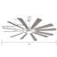 Ventilateur de plafond en bois à 12 pales avec lumière, ventilateur de plafond blanc avec lumière, débit d'air élevé de 8509 pi³ / min, moteur à courant continu silencieux, lumière à DEL 3 cct, fonction réversible, 3 tiges verticales, ventilateur d'intérieur / commercial moderne pour les grandes pièces-1760944540