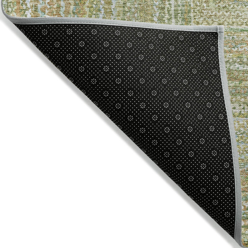 Tapis intérieur / extérieur Xhevrie lavable à la machine, Rectangle 2 pi 6 po x 3 pi 10 po