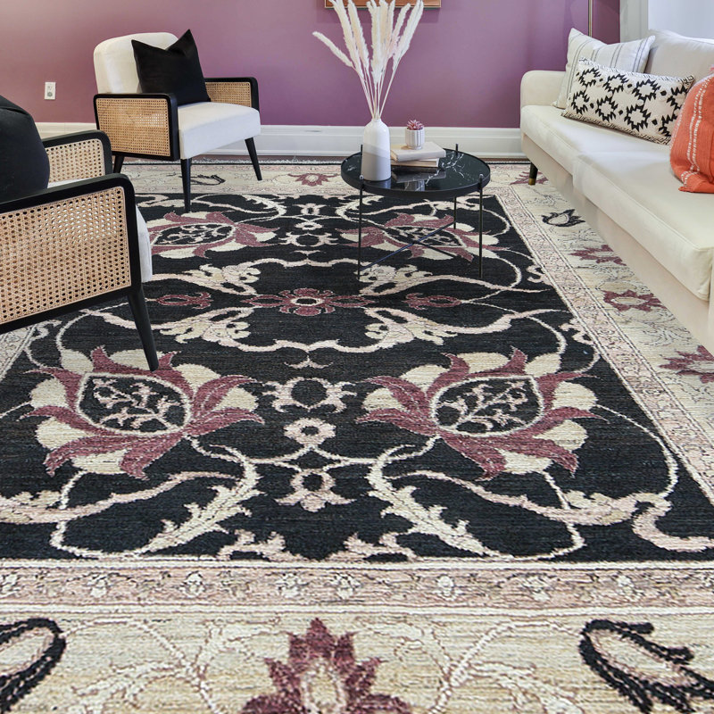 Hand-Knotted High-Quality Gold Area Rug