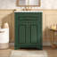 Meuble-lavabo 24 po avec lavabo en céramique intégré, armoire de salle de bain avec 2 portes, 1 tiroir basculant et meuble-lavabo simple pour salle de bain de petite et moyenne taille-1727338164