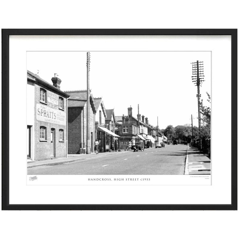 Handcross, High Street C1955 by Francis Frith - Single Picture Frame Print, 45cm H x 60cm W x 2.3cm D