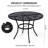 Patio Round Metal Table
