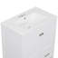 Meuble-lavabo moderne en bois massif avec lavabo simple et rangement multifonctionnel Veridian-118499617