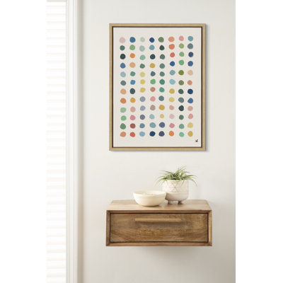 Meditation 3 by Kelly Knaga Framed Canvas Wall Art Print