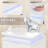Nightstand with Adjustable Led Light and 2 Drawers-86674878-86674876