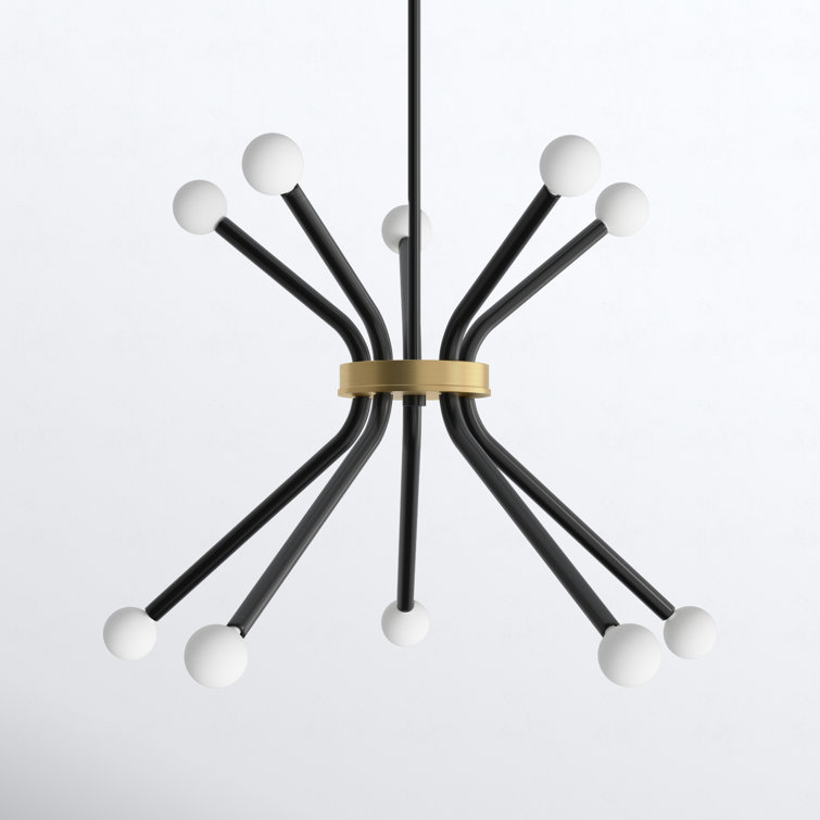 10 - Light Dimmable Sputnik Sphere Chandelier