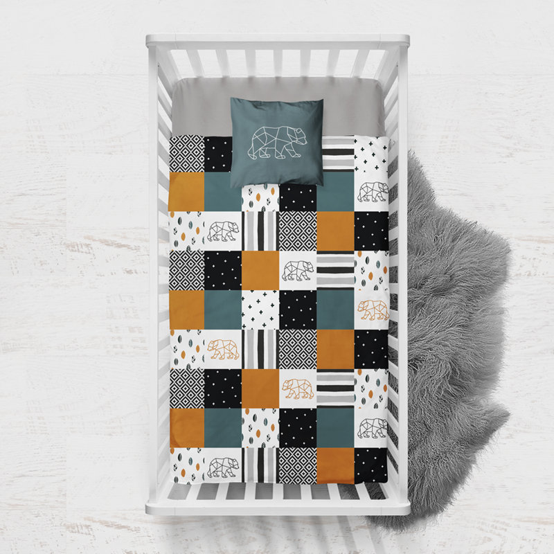Ensemble de literie pour lit de bébé 3 pièces Macy Little Adventurer