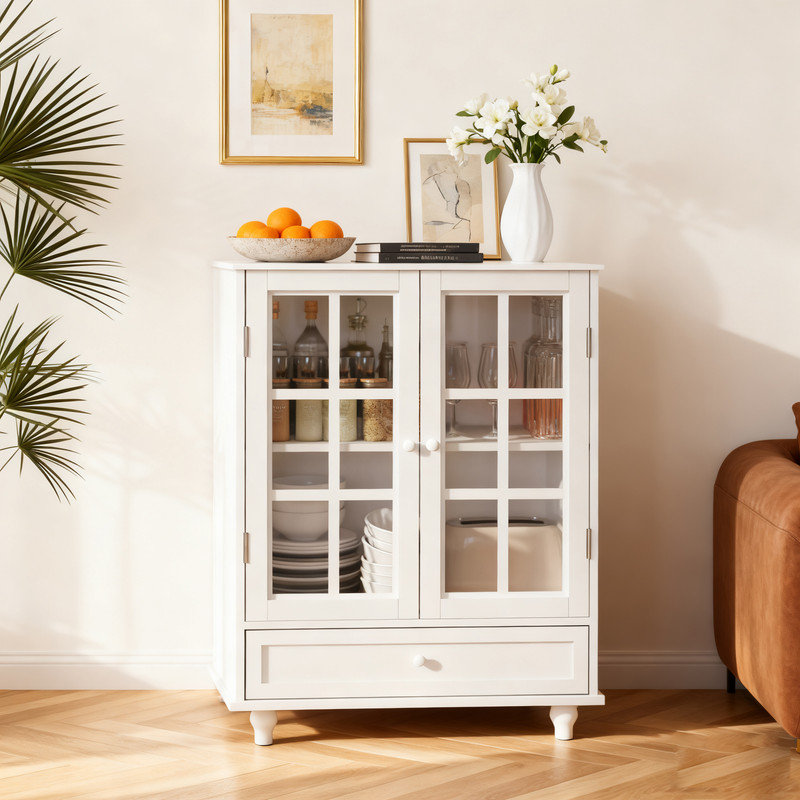 Buffet Minimalist, Blanc