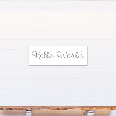 Décoration murale Bruning Hello World, pour enfants