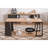 Sleek Coffee Table with Metal Frame, Sapphire & Black, 47.2 x 19.7 x 19.1 inches | 100% Melamine Coated Particle Board, Thickness: 0.7 inches | Modern Design Perfect for Living Room, Stylish & Durable-803322561