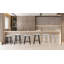 Tabouret de comptoir rembourré Luna-100681380-100681377