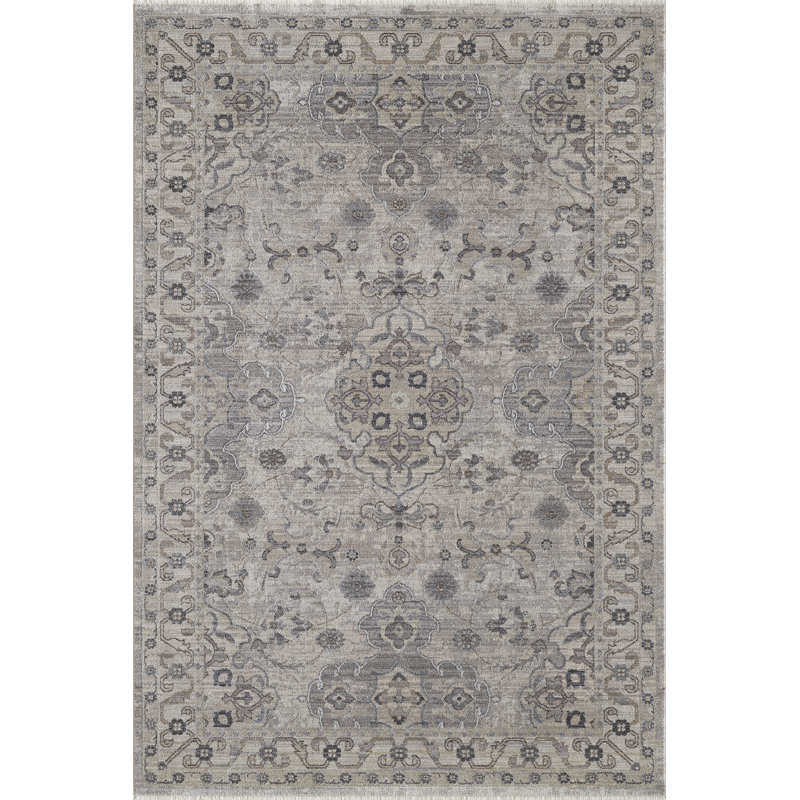 Meethu Geometric Indoor Rug, Rectangle 7'10" x 9'10"