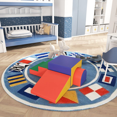 HOMCOM Baby Soft Play Set for Toddlers 12-36 Months 4 Piece
