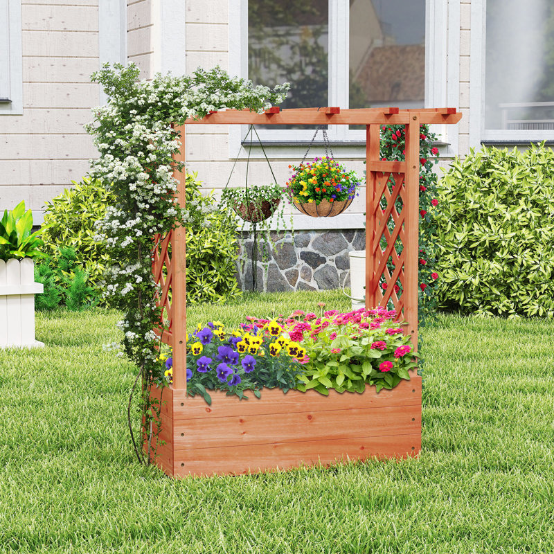 Pot à fleurs surélevé pour l'extérieur Cerina