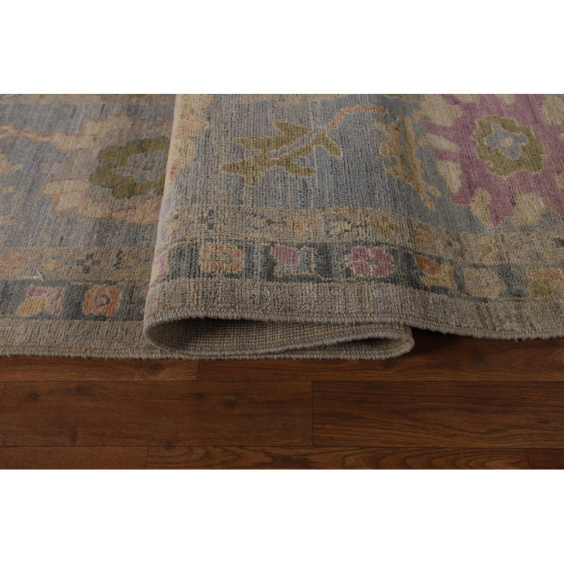 Vegetable Dye Oushak Turkish Large Rug 10x14