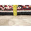 Tapis indien rouge à motif géométrique 3x5