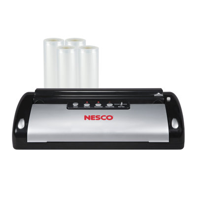 NESCO® VS-02 Vacuum Sealer Value Pack With 4- 11"" X 20' Rolls -  VS-02-VP