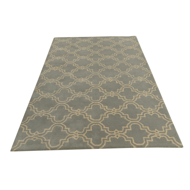 5x8 Platt Light Gray Rug