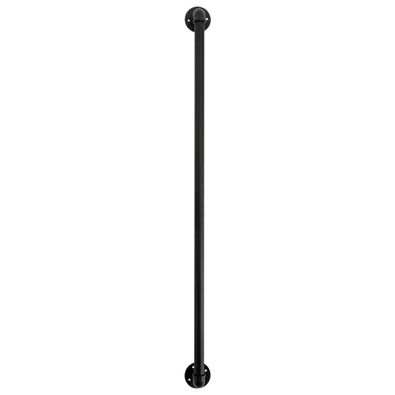 Rampe d'escalier en métal, H 3,15 po x l 48 po x P 1,26 po