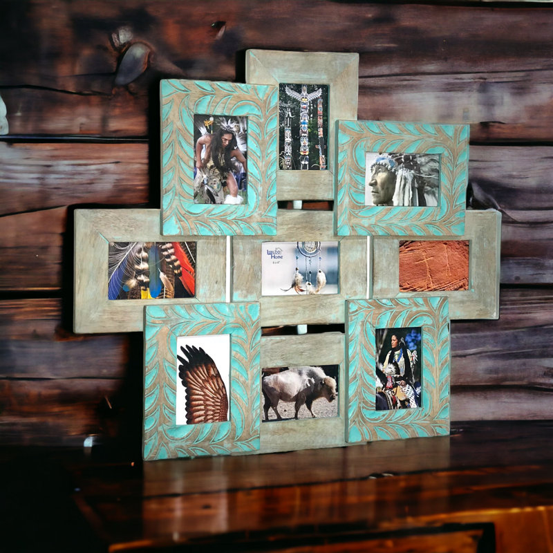 South Beach 9 Frame Collage Teal