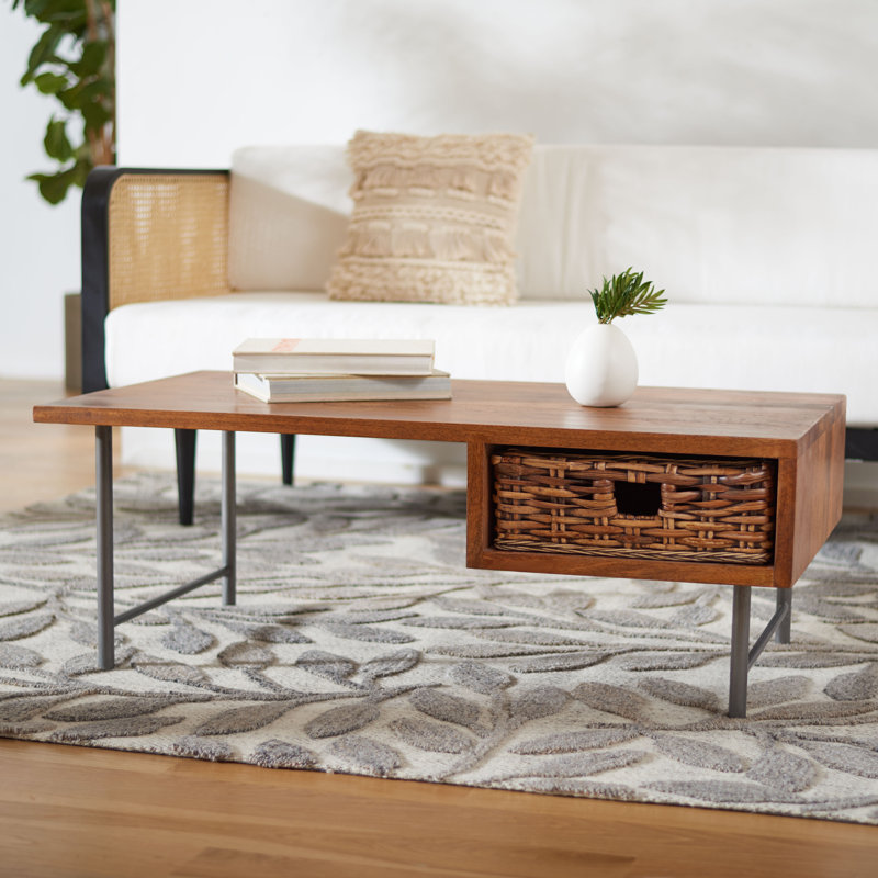 Helyne Solid Wood Coffee Table