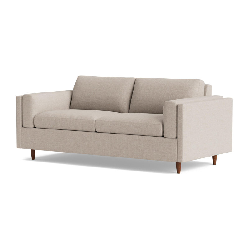 Skinny Fat Sofa Bed, Performance Weave - Natural