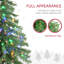 Grand sapin de Noël artificiel de Noël, base en acier