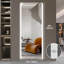 Miroir à DEL 65 x 21 po pleine longueur, miroir sans cadre pleine longueur, miroir mural avec lumière, lumière changeante tricolore, verre antidéflagrant, imagerie haute définition