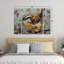 Ensemble de 3 panneaux d'art mural - "Moody Blues" par Andrea Lavery 