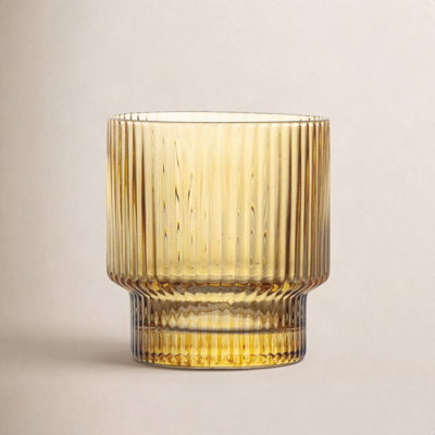 Hadley Ribbed Crystal Whiskey Glass