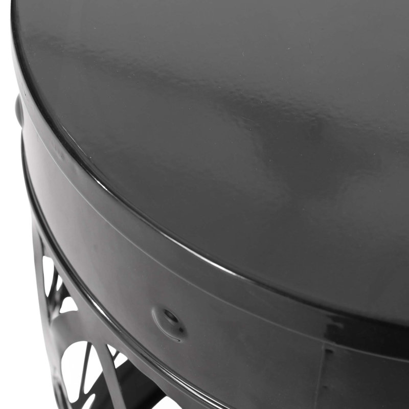 Table de bout Daston, Noir, 2
