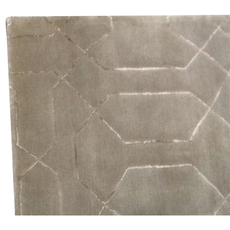 Hand Knotted Geometric Indoor Rug