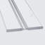 4x Clear 500 mm Acrylic / PC Low Profile Flexible Living Hinges, Continuous