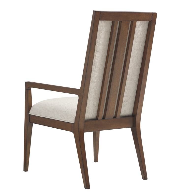 Fauteuil à dossier à lattes Island Fusion Natori, Blanc