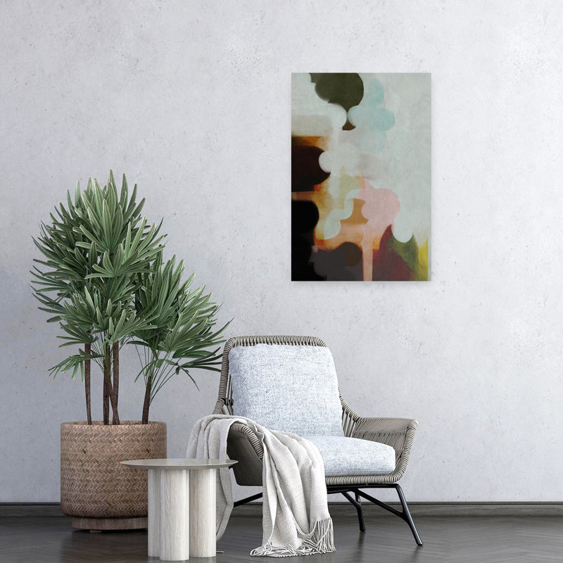 Art contemporain contemporain abstrait, H 24 po x l 16 po
